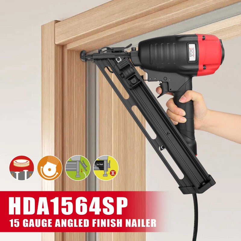 3PLUS HDA1564SP 15 Gauge Angled Finish Nailer - Image 4
